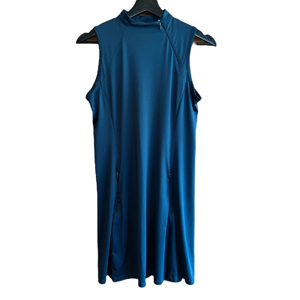 Sleeveless Blue Dress